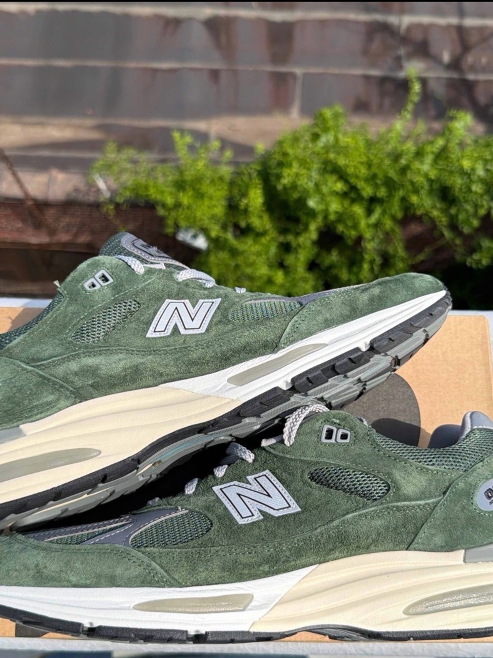 New Balance 991v2 Kombu Green